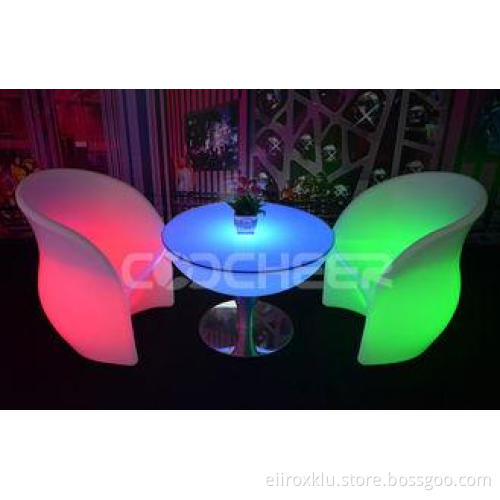 Multi Color Luminous Led Lounge Furniture And nightclub tab